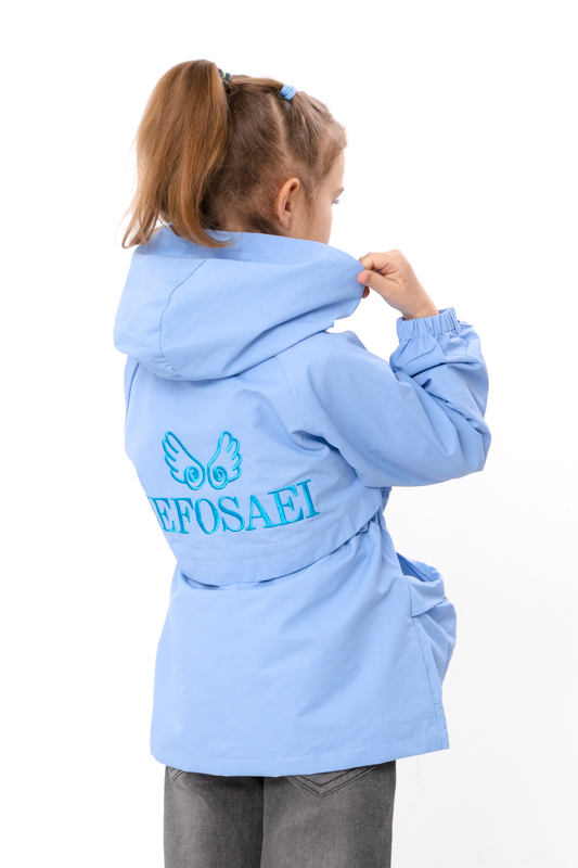 Вітровка-плащ для дівчинки